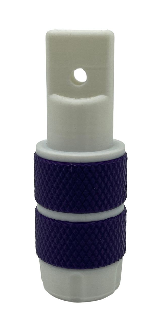 Paintballshop - Plastic Tippmann 98 Front Grip - White/Purple