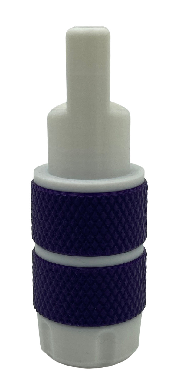 Paintballshop - Plastic Tippmann 98 Front Grip - White/Purple