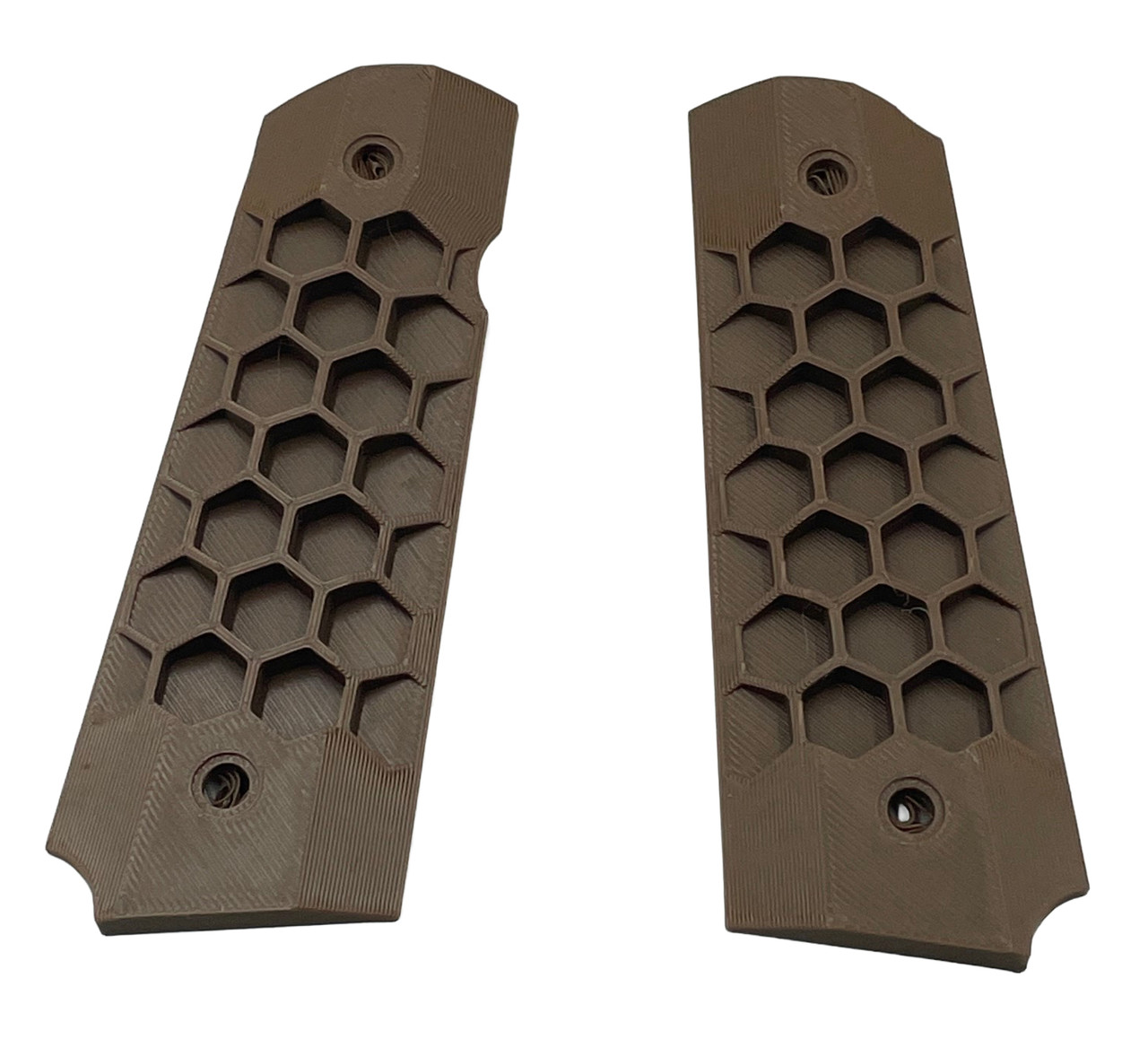 Paintballshop - 45 Grip Panels - Hex - Brown