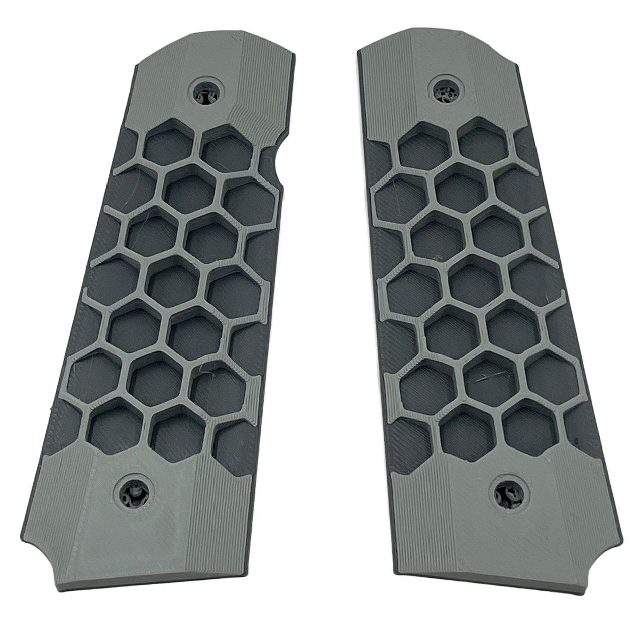 Paintballshop - 45 Grip Panels - Hex - Dark Grey/Grey