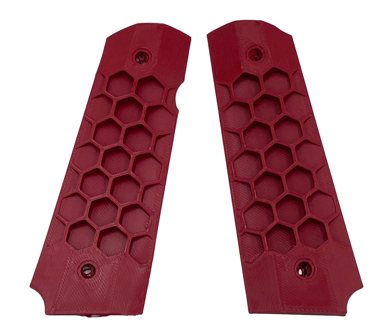 Paintballshop - 45 Grip Panels - Hex - Maroon Red