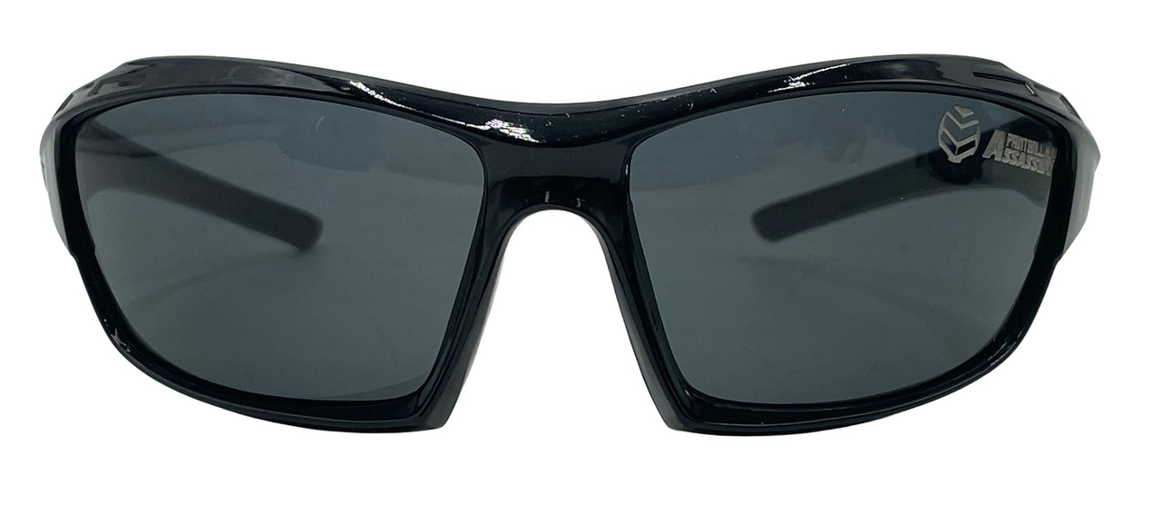 Paintball Assassin - Phantom Glasses - Black/Black Frame - Smoke