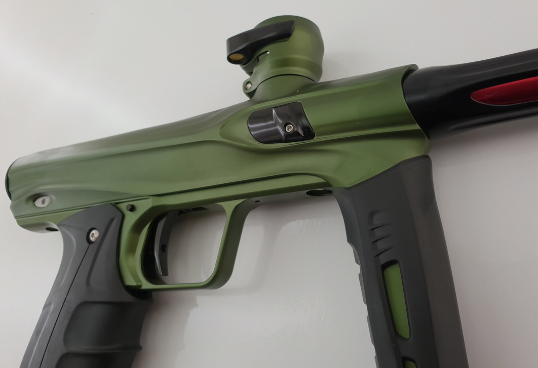 SP Shocker AMP Paintball Marker Gun Green - Paintball Revolution