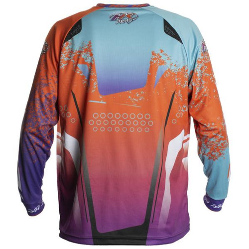 HK - Retro Liquid Jersey - Orange/Teal