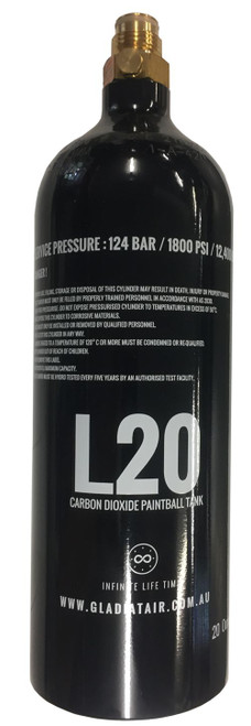 Gladiatair - L20 - 20 Ounce CO2 tank