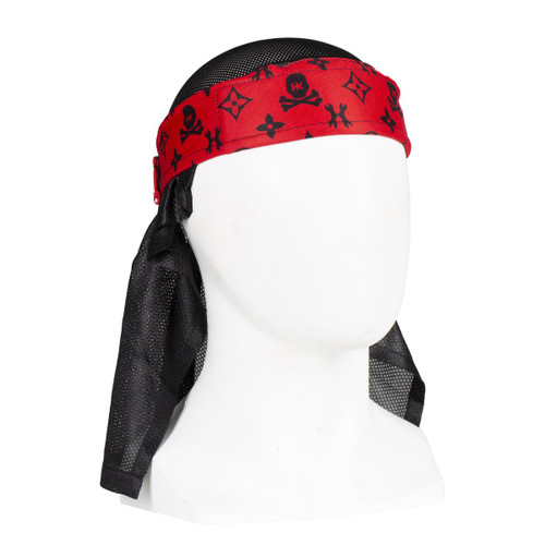 HK - Headwrap - Monogram Red/Black