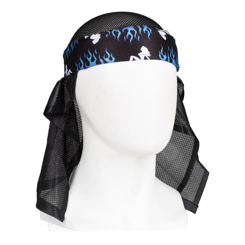 HK - Headwrap - Trucker Blue