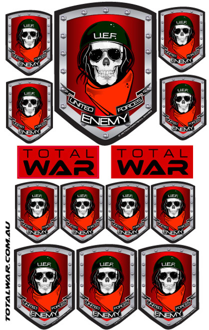 Total War - UEF Logo Sticker Pack