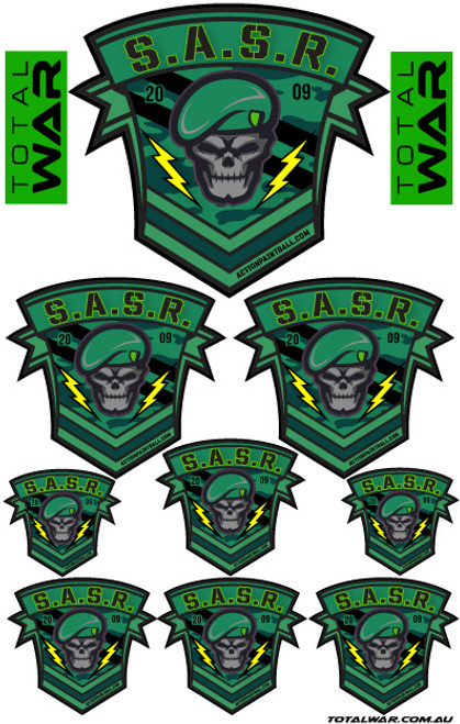 Total War - SASR Sticker Pack