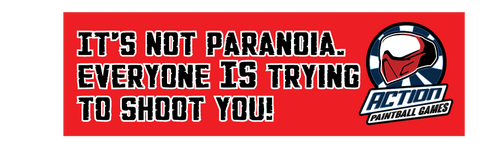 Action Paintball - Paranioa Bumper Sticker