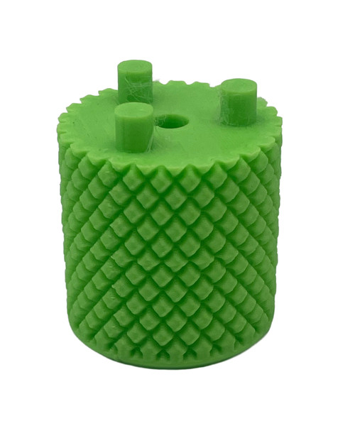Paintballshop - Plastic Emek/Etha 2 Knurled Back Cap - Lime Green