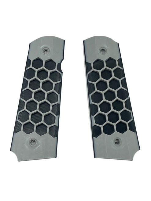Paintballshop - 45 Grip Panels - Hex - Black/Grey
