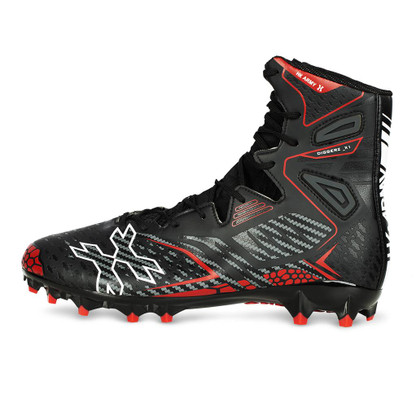 HK - 1.5 Diggerz High Top Cleats - Black/Red - Paintballshop.com