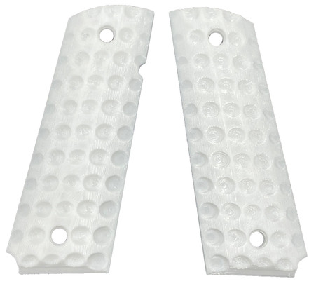 Paintballshop - 45 Grip Panels - Dimple - White - Paintballshop.com