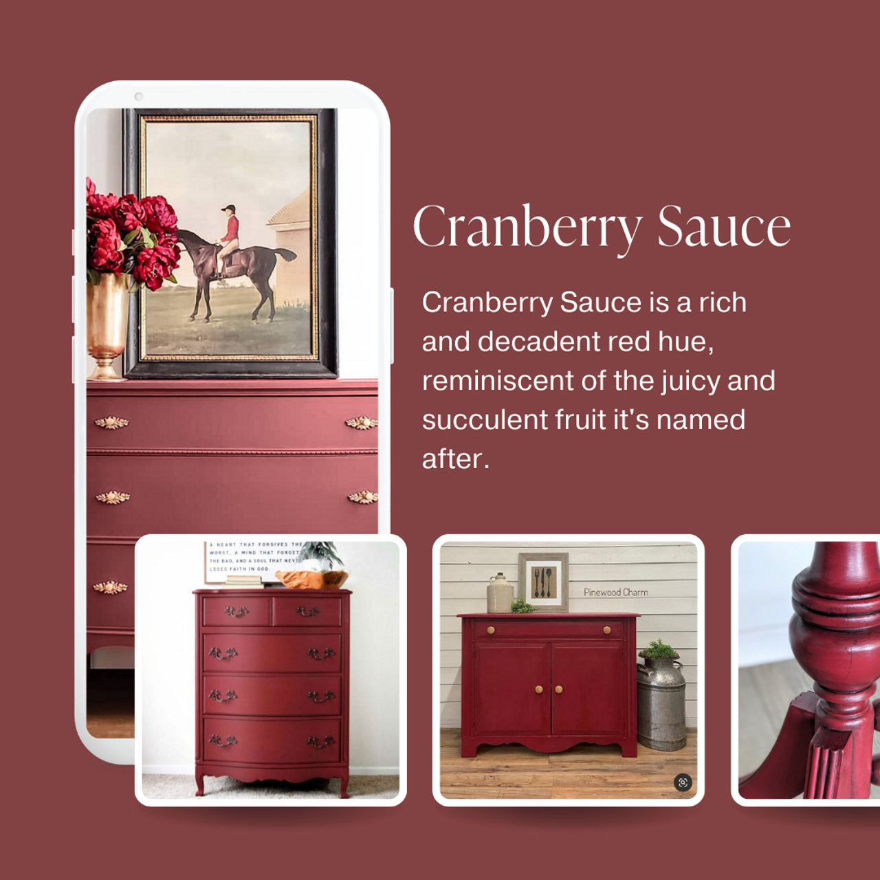 Get Saucy with Style: Dive into Cranberry Sauce's Trendsetting Palette - Country  Chic Paint