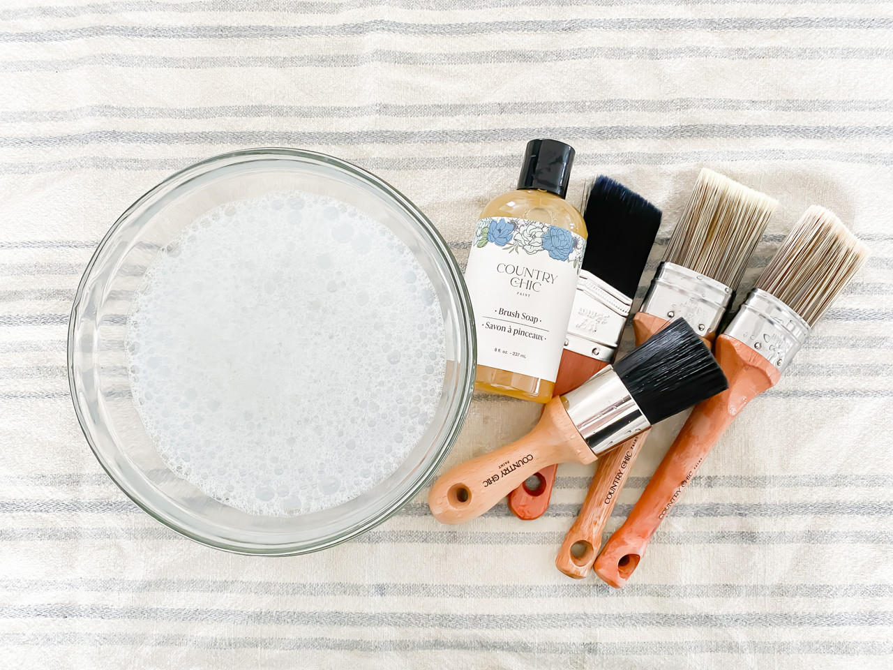 TRITART 100% Vegan Paint Brush Cleaner Soap for Makeup Watercolor & Acrylic Paint  Brushes - Lemon Scented Paint Soap for Cleaning Oil Paint Brushes