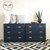 Dark navy blue chalk furniture paint Peacoat by Country Chic Paint furniture example