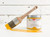 16oz jar of Country Chic Chalk Style All-In-One Paint in the color Fresh Mustard. Mustard yellow.