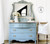 Dusty blue chalk furniture paint Nightfall by Country Chic Paint furniture example