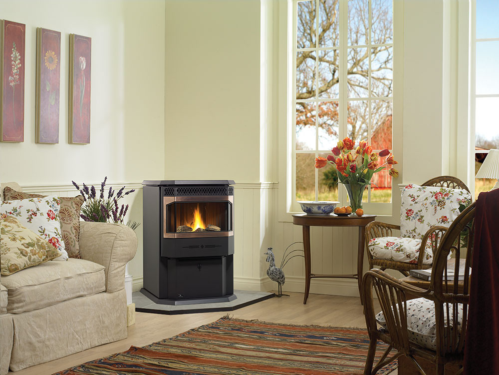 Greenfire GF55 Pellet Stove, United States, Warrensburg,NY,Cozy