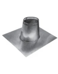 6" Diameter, Tall Cone Flat Roof Flashing, Ultra-Temp Chimney, Selkirk ...