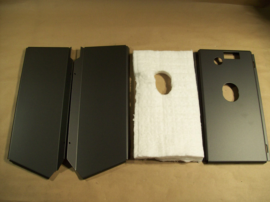 EF5 Firebox Panel Set with Insulation [Round Drop Tube] - EF5-124 ...
