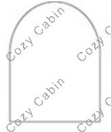 glass hearth pad