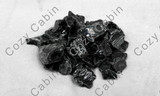 coal black crushed glass