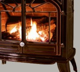 antique chestnut gas stove