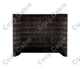 42 Inch Decorative Westminster Grey Standard Brick Panels