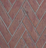 B46 Old Town Red Herringbone Decorative Brick Panels