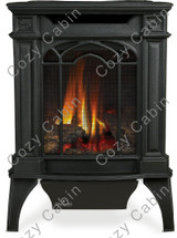black Arlington gas stove