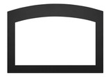 Oakville Small Arched Black 4-Sided Faceplate