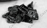 coal black crushed glass