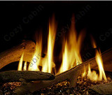 Driftwood log set