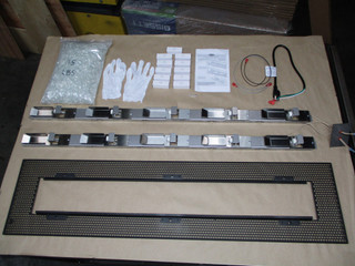 Halogen Light Kit with Clear Glass Media and Perforated Burner Tray - 50-3211