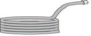 Natural Gas Hose with Quick Disconnect [10ft] - N345-0001