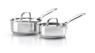 Stainless Steel 2-Piece Sauce Pan Set - 70046