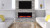 Allusion electric fireplace in living room Allusion electric fireplace in living room