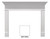 mantel with white swatch mantel with white swatch