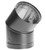 45 Degree Black Double-Wall Elbow 45 Degree Black Double-Wall Elbow