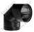 90 Degree Black Double-Wall Elbow 90 Degree Black Double-Wall Elbow