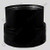 8 Inches to 7 Inches Black Double-Wall Reducer