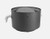 Black Double-Wall Adapter with Damper Section Black Double-Wall Adapter with Damper Section