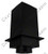 Black Square Ceiling Support Box 8 inches x 36 Inches