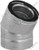 15 Degree 5 Inch x 8 Inch Inner Diameter Galvanized Elbow