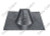 Dead Soft Aluminum Adjustable Roof Flashing 0/12-6/12
