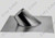 4 Inches x 6-5/8 Inches Inner Diameter Galvanized Steep Roof Flashing