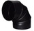 Black 90 Degree Steel Elbow with 4 inch Diameter