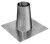 6" Diameter, Tall Cone Flat Roof Flashing - 6" RV Round, Galvanized Selkirk Metalbestos Gas Vent - 6RV-TF 6" Diameter, Tall Cone Flat Roof Flashing - 6" RV Round, Galvanized Selkirk Metalbestos Gas Vent - 6RV-TF